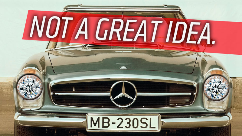 Illustration for article titled The Secret Of Swarovski Crystal Headlights: They're Stupid And Fake